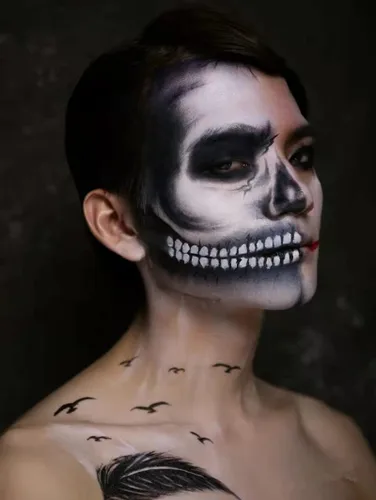Vista 5 de Mysense Sombra de ojos negra mate sola,Sombra de ojos de polvo fino prensado,Maquillaje de ojo negro de larga duración de alto pigmento para día