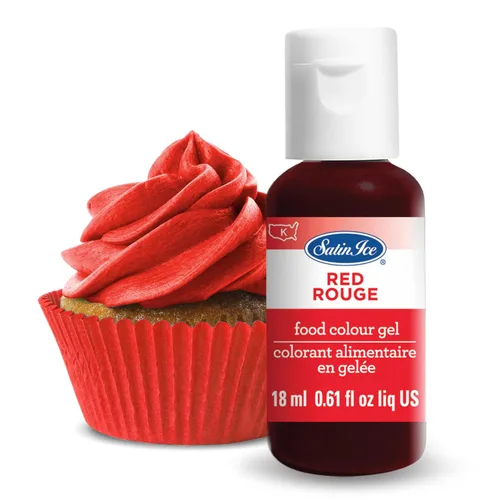 Vista 11 de Gel de colorante alimentario líquido Satin Ice, botella de 0.61 onzas líquidas, negro