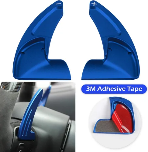 Vista 3 de Para Dodge Challenger Charger 2015-2024 Accesorios Interiores Decoración Volante Paletas de Cambio Extendidas Cubierta de Moldura+Interruptor