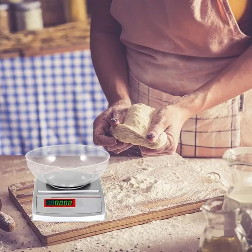 Vista 6 de VILLCASE Cuencos de báscula de alimentos, bandejas de pesaje de plástico