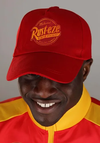 Vista 7 de elope Kit de sombrero y chaleco Lightning McQueen para adultos