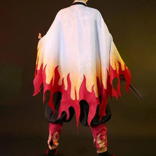 Vista 3 de Cosplay Life Demon Killer Vanquisher Complete Anime Costume Set Kimono Cardigan - Halloween Outfit For Unisex Adult