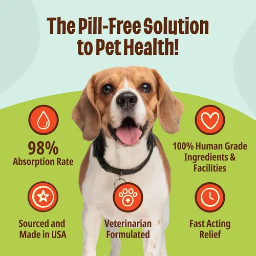 Vista 4 de Licks Pill Free Zen Dog Calming - Suplementos calmantes para comportamiento agresivo y nerviosismo - Golosinas calmantes para perros para aliviar