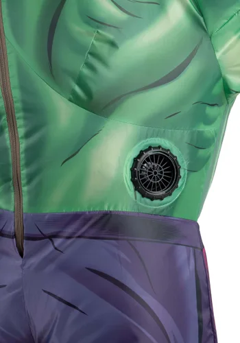 Vista 3 de Disfraz Inflable Marvel de Hulk para Niños Multicolor
