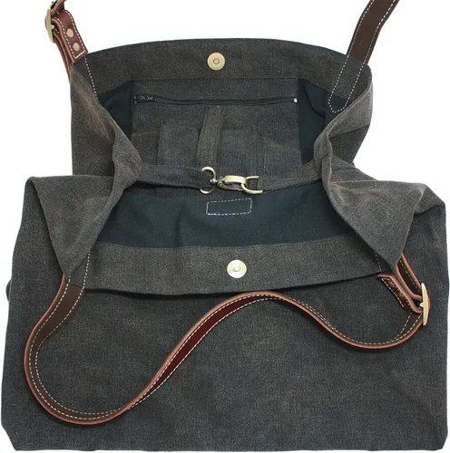 Vista 5 de Bijoux De Ja - Bolso grande para mujer, de piel auténtica