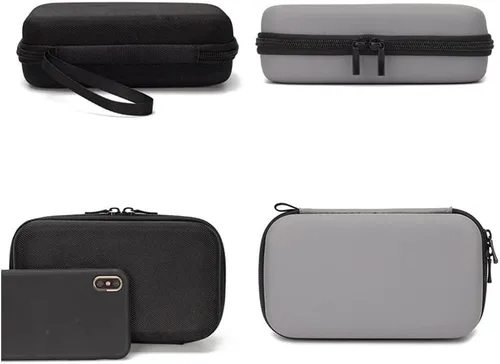 Vista 3 de Funda de transporte para DJI Osmo Pocket 3, bolsa de almacenamiento protectora para funda de cámara de cardán de bolsillo 3, bolsa de embrague Gris