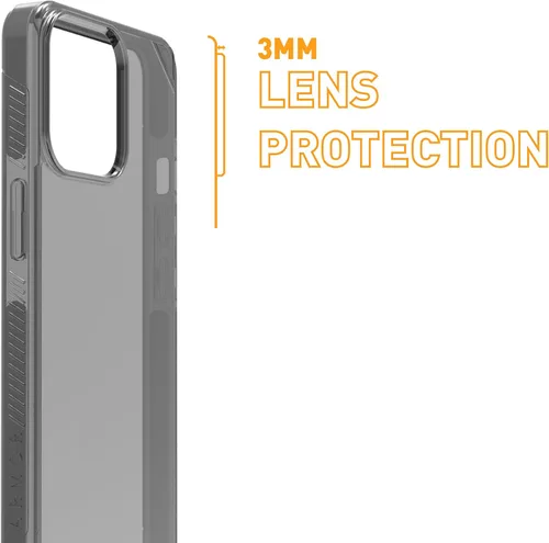 Vista 6 de ARMOR Signature - Funda compatible con MagSafe, para iPhone serie 13 (iPhone 13, gris cristal con cinta gris)