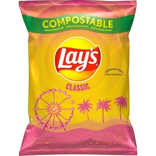Vista 5 de Lays Classic Potato Chips, 2.25 onzas - 24 por caja.