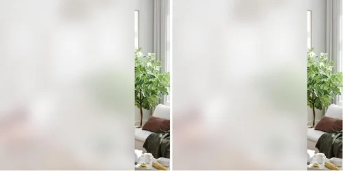 Vista 17 de HIDBEA Película Esmerilada de Privacidad para Ventanas, Control de Calor, Bloqueo UV, Adherencia Estática, No Adhesiva, Reutilizable, Cubiertas