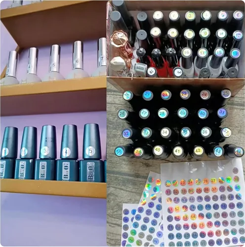 Vista 7 de 20 hojas de 1 a 1000 calcomanías reflectantes impermeables con números láser, calcomanías redondas autoadhesivas, calcomanías de organización