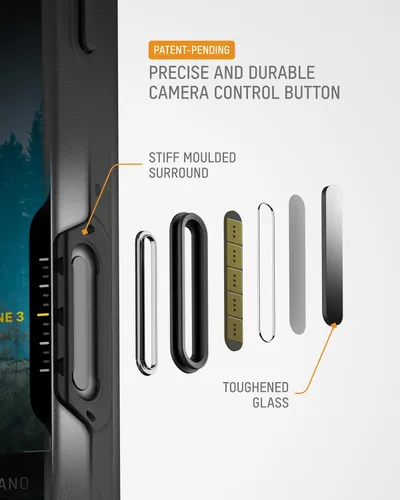 Vista 5 de Mous Funda para iPhone Air, compatible con MagSafe - Limitless - Funda protectora de fibra de carbono para iPhone Air - A prueba de golpes