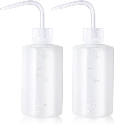 Vista 9 de Melphoe Exprimidor de botellas de lavado de tatuajes, 2 botellas de agua de 5.1 fl oz para riego de suculentas, herramientas de riego de enjuague