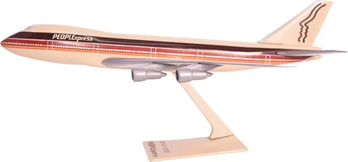 Vista 5 de PEOPLExpress 747-100/200 Escala 1:250 - Modelo de avión de plástico a presión - Réplica coleccionable de aviones PEOPLExpress Airlines - Parte #
