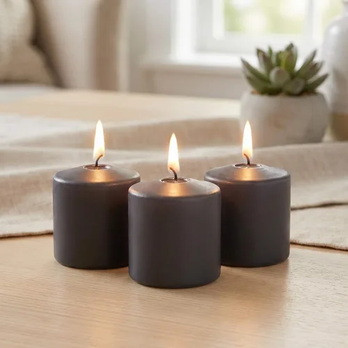 Vista 5 de Richland Tealight paquete de 100 velas de té de duración de 7 horas, color blanco Higlow Plata