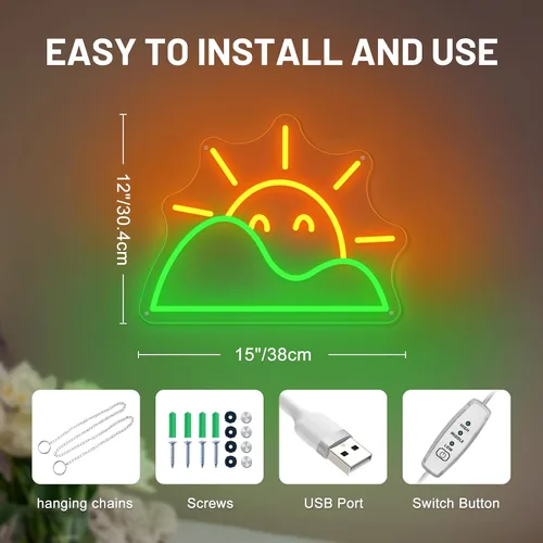 Vista 21 de Letrero de neón de baloncesto, 9.84 x 9.84 pulgadas, luz de neón LED de baloncesto, alimentado por USB con interruptor regulable, letrero LED