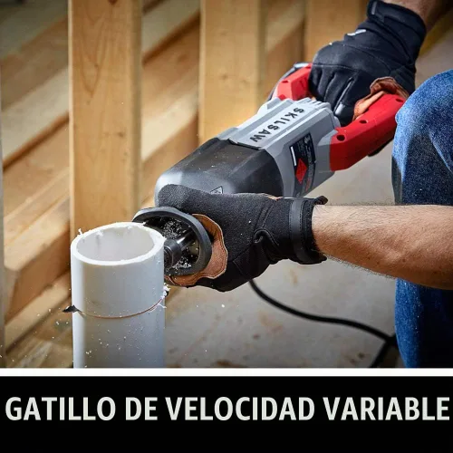 Vista 4 de Skil SPT44A-00 - Sierra alternante con cable de 13 amperios con tecnología Buzzkill