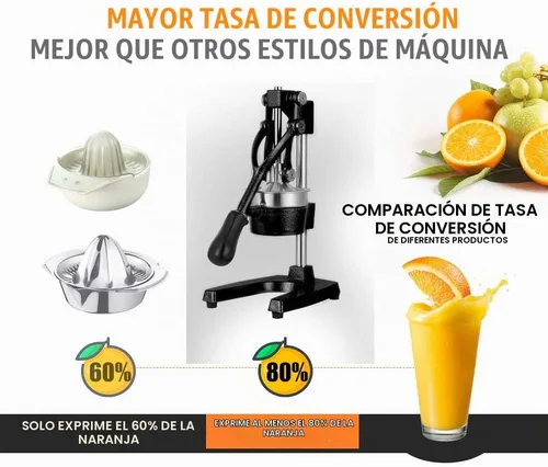 Vista 3 de Prensa Manual de Mano de Hierro Fundido Comercial de Servicio Pesado Naranja Cítricos Limón Lima Toronja Granada Exprimidor de Jugo de Fruta
