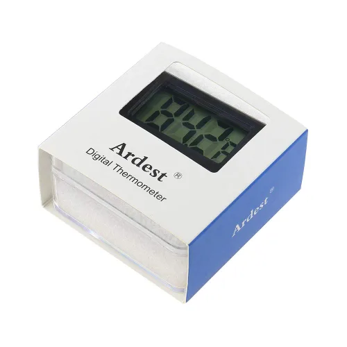 Vista 8 de Termómetro digital para refrigerador, pantalla LCD, termostato para horno, congelador, higrómetro electrónico de temperatura con sonda