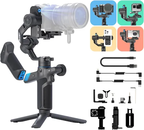 Vista 9 de SCORP Mini 3 Pro Kit de cámara cardán estabilizador de 3 ejes 4.4 lbs