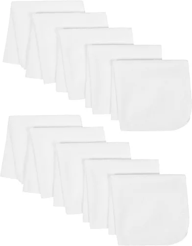 Vista 7 de Gerber Paquete de 10 paños de rizo para bebé, color verde oso, talla única