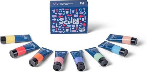 Vista 11 de Sculpd Juego de bolígrafos de pintura acrílica, tonos Bloomsbury, puntas finas de primera calidad para pintar cerámica, madera, cartón, papel