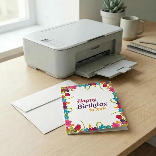 Vista 2 de Tarjetas blancas pesadas en blanco con sobres blancos, tarjetas de felicitación de 4.25 x 5.5 pulgadas, tarjetas en blanco y sobres, tarjetas