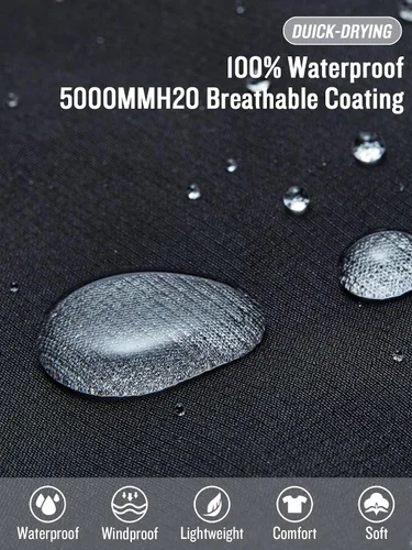 Vista 3 de SaphiRose Chaqueta impermeable ligera para mujer, rompevientos con capucha