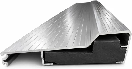 Vista 9 de KC Hardware Extensión de umbral de aluminio, extensor de umbral de puerta de alta resistencia para umbral existente, transición suave de puerta, uso