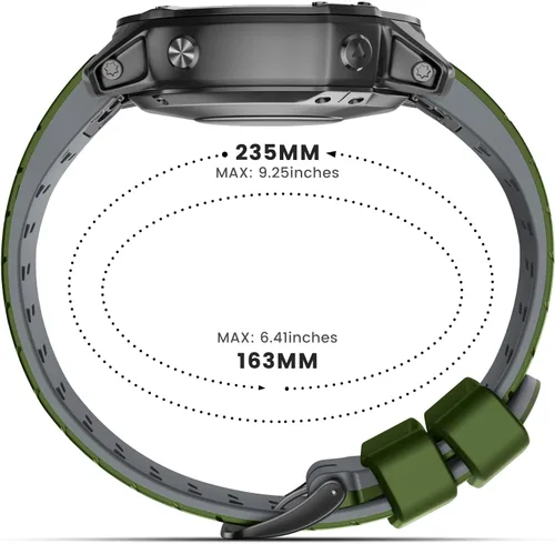 Vista 5 de Para Garmin Fenix 5/5 Plus, Fenix 6/6 Pro, Fenix 7, Forerunner 935/945, Instinct/Approach S62, repuesto de correa de reloj de silicona suave