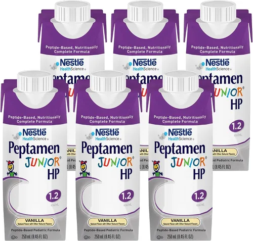 Vista 4 de Peptamen Junior 1.2 hp, fórmula a base de péptidos, vainilla, 8.45 onzas