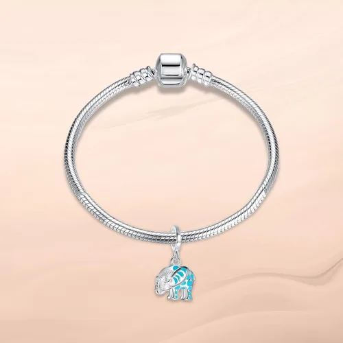 Vista 2 de Annmors Joyería de viaje en el mar para mujer, cuentas colgantes de plata de ley 925 con circonita cúbica, cuentas de joyería para niña, regalos