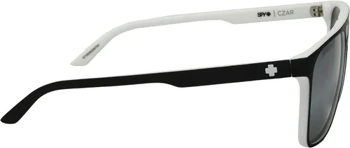 Vista 3 de SPY Czar Gafas de sol Whitewall Negro Blanco con Lente Spectra Happy Platinum