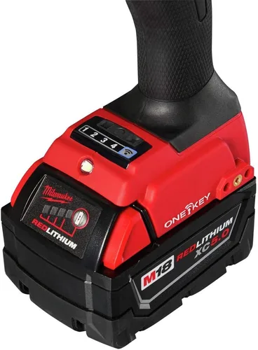 Vista 4 de Milwaukee 2865-22 M18 FUEL 7/16 pulgadas Llave de impacto hexagonal utilitaria de alto torque con kit ONE-KEY