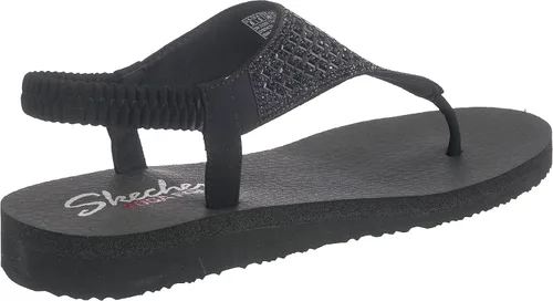 Vista 5 de Skechers Sandalia plana Meditation-Rock Crown para mujer, Negro