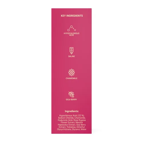Vista 8 de BASE LABORATORIES Spray de Ácido Hipocloroso para Cara y Piel - Tamaño de Viaje - Spray Tónico Facial y Limpiador - Solución de Reparación