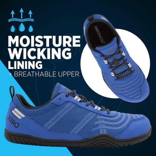 Vista 6 de Xero Shoes Zapatos de entrenamiento cruzado 360 para hombre con tacón sin caída y varillas de agarre de cuerda para escalar