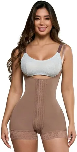 Vista 8 de Sonryse Stage 2 faja Tummy Tuck Compression Garment Faja Body Shaper Shapewear for Women Fajas Colombianas Moldeadoras Negro ceniza entrepierna