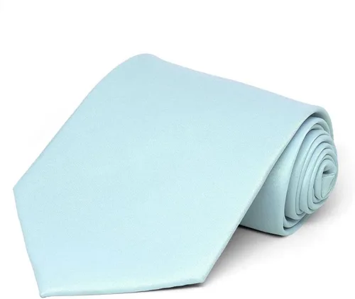 Vista 470 de tiemart Corbata de color sólido para hombre Longitud estándar