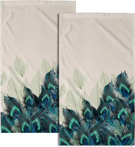Vista 23 de Giwawa Toallas de mano en blanco y negro – Juego de 2 toallas de baño decorativas para baño, cocina, gimnasio, 14 x 28 pulgadas