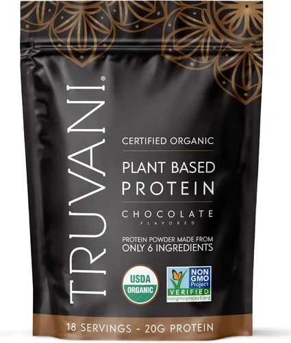 Vista 14 de Truvani Proteína en polvo orgánica a base de plantas Vainilla 18