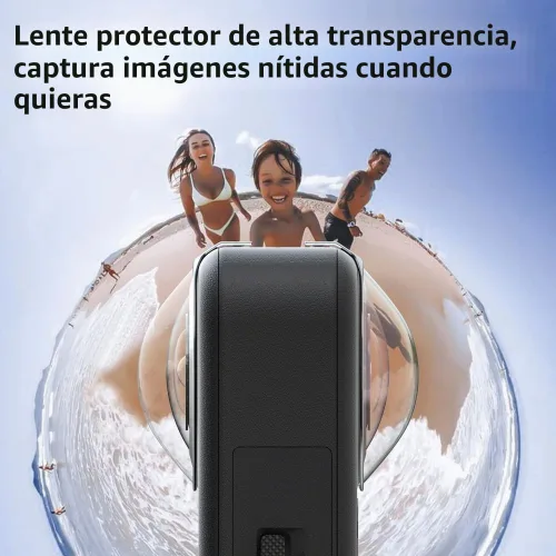Vista 6 de 2 protectores de pantalla + protectores de lente de PC para DJI OSMO 360, cubierta de pantalla de vidrio templado Ultra HD 9H película protectora