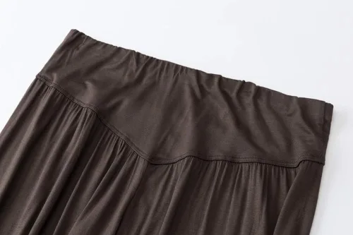 Vista 6 de Pantalones de algodón modal para mujer de AvaCostume, pantalones suaves para practicar yoga o deportes.