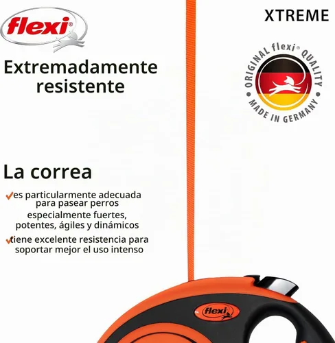 Vista 3 de FLEXI® Xtreme - Correa retráctil para perro, pequeña, 16 pies