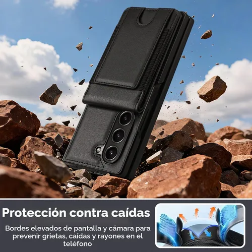Vista 7 de Vofolen Funda tipo cartera con tarjetero para Samsung Galaxy Z Fold 5