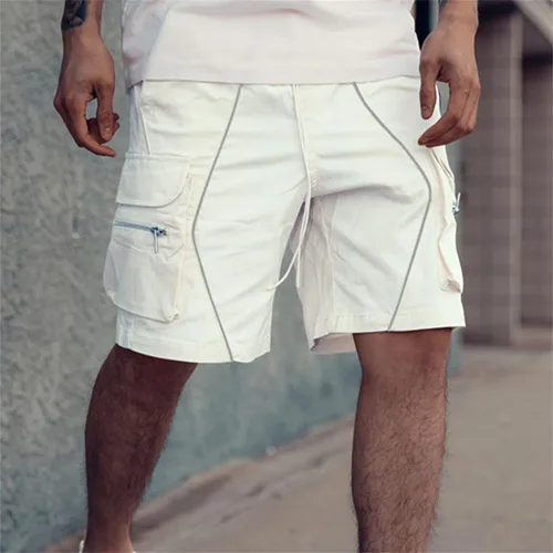 Vista 2 de HJYUZP Wide Leg Sweatpants Men Mens Outdoor Casual Elastic Waist Relaxed Fit Lightweight Fishing Pants for Men Trendy