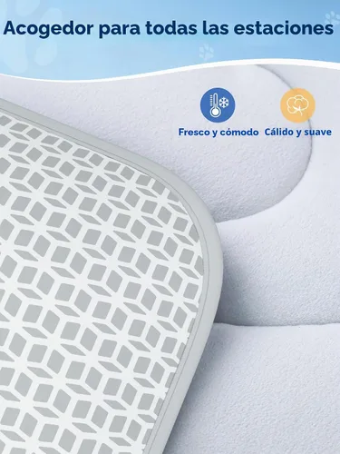Vista 5 de Rywell - Tapete de enfriamiento reversible grueso para perros para todas Gris