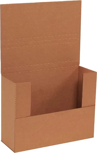 Vista 9 de BOX USA Cajas de envío planas de 10.25 pulgadas de largo x 8.25 pulgadas de ancho x 1.25 pulgadas de alto, medianas 50 unidades Caja de cartón