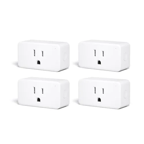 Vista 8 de THIRDREALITY Enchufe inteligente, paquete de 4, toma inteligente de 15 A con función de temporizador, repetidor Zigbee, certificado ETL, requiere