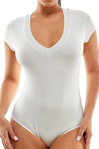 Vista 4 de Loving People Body sólido de doble capa para mujer