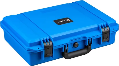 Vista 9 de Lykus HC-1410 Mini caja rígida seca con inserto de espuma, tamaño interior 5.51 x 3.54 x 1.46 pulgadas, IP66 a prueba de salpicaduras, adecuada